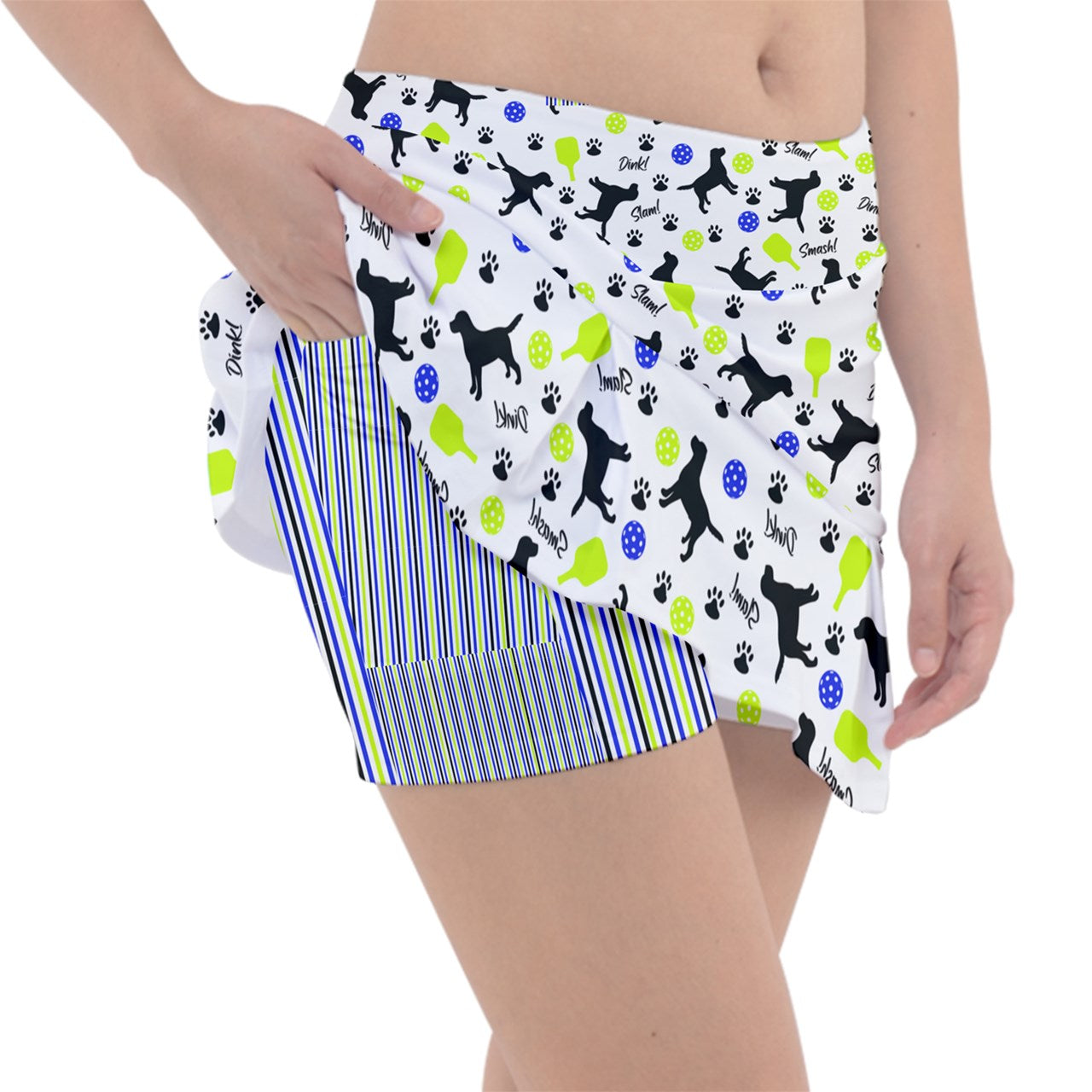 Dizzy Pickle Connie Main Women's Classic 15" Pickleball Skort with Inner Shorts and Pockets