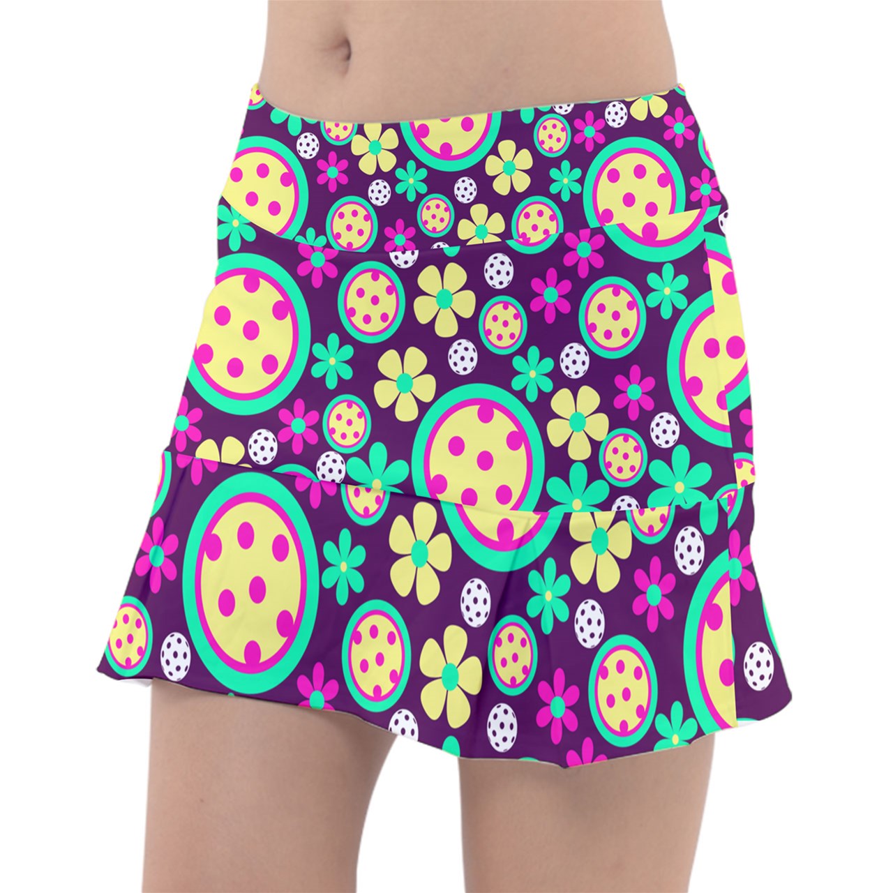 Dizzy Pickle Charlotte Main Women's Classic 15" Pickleball Skort with Inner Short and Pockets