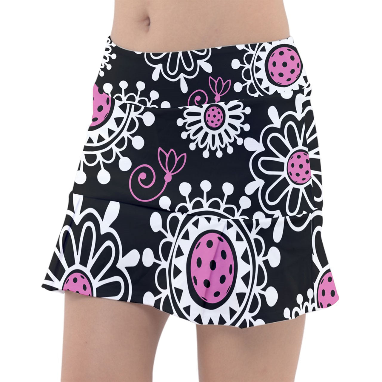 Dizzy Pickle Coming Up Daisies BP Main Women's Classic 15" Pickleball Skort with Inner Shorts and Pockets