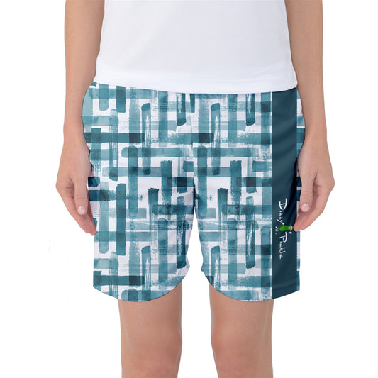 Heidi - TW - Weave - Women's Long Pickleball Athletic Shorts by Dizzy Pickle