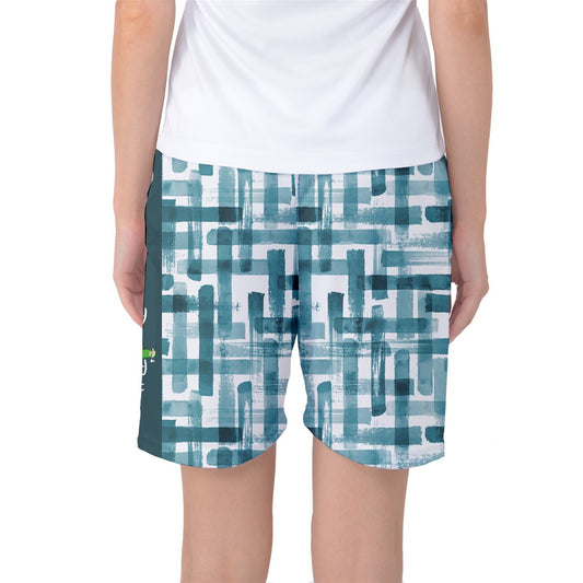 Heidi - TW - Weave - Women's Long Pickleball Athletic Shorts by Dizzy Pickle