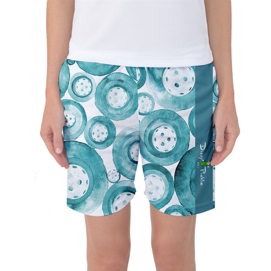 Heidi - TW - Women's Long Pickleball Athletic Shorts by Dizzy Pickle