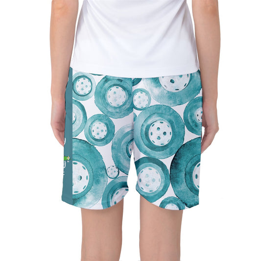 Heidi - TW - Women's Long Pickleball Athletic Shorts by Dizzy Pickle