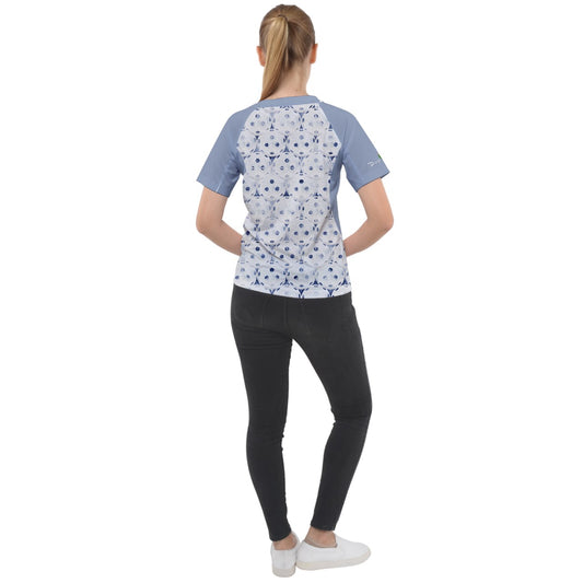 Heidi - BW - Balls - Women's Pickleball Sport Raglan T-shirt by Dizzy Pickle