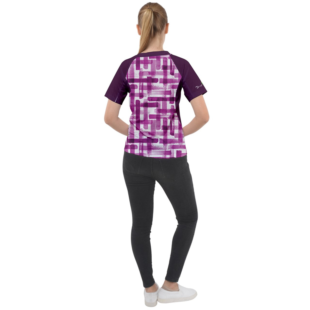 Heidi - MW - Weave - Women's Pickleball Sport Raglan T-shirt by Dizzy Pickle