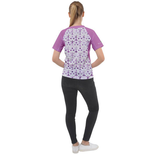 Heidi - MW - Balls - Women's Pickleball Sport Raglan T-shirt by Dizzy Pickle