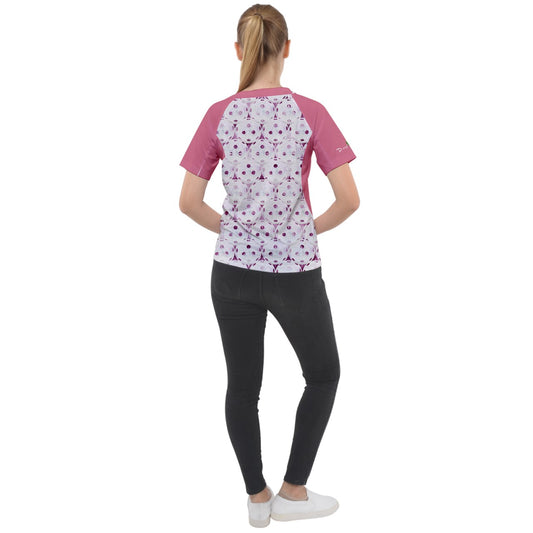 Heidi - RW - Balls - Women's Pickleball Sport Raglan T-shirt by Dizzy Pickle