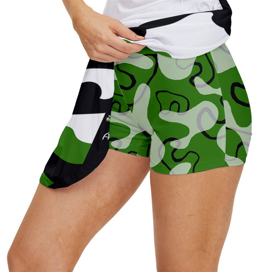 Dizzy Pickle Kati Main BG Women's Pickleball 15" Court Skorts with Inner Shorts