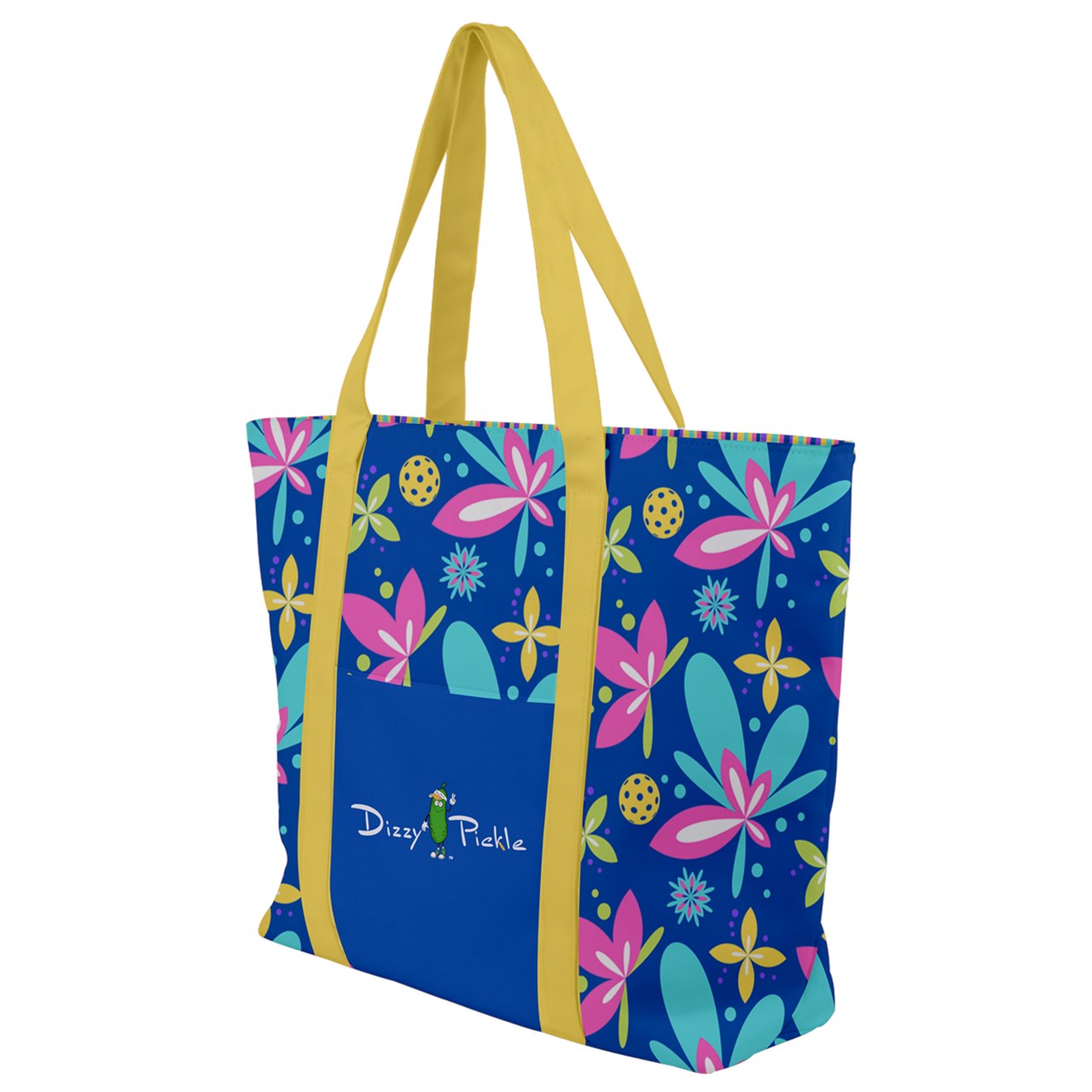 Dizzy Pickle Donna Women's Pickleball Zip-Up Canvas Bag Blue