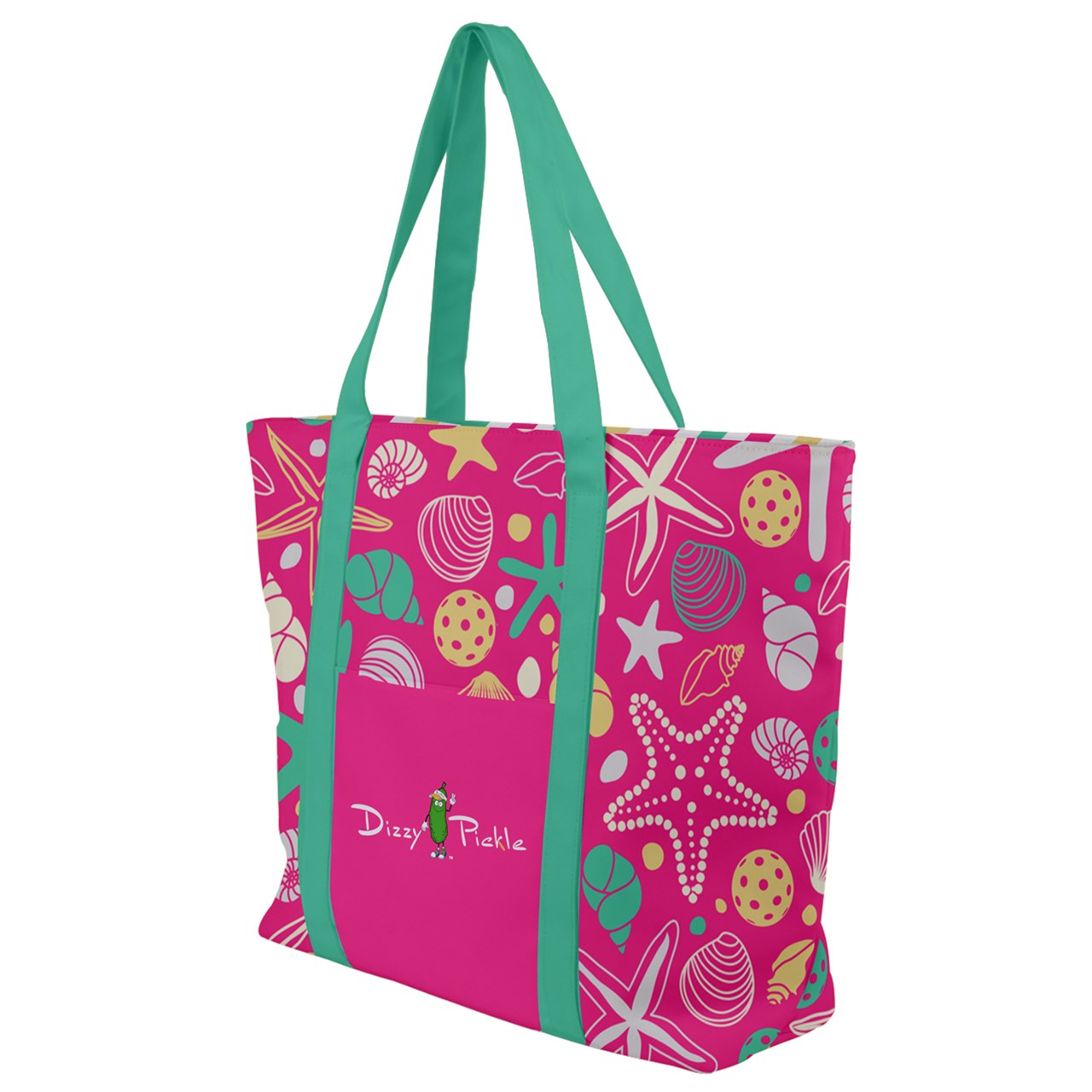 Dizzy Pickle MaryEllen Women's Pickleball Zip-Up Canvas Bag Pink