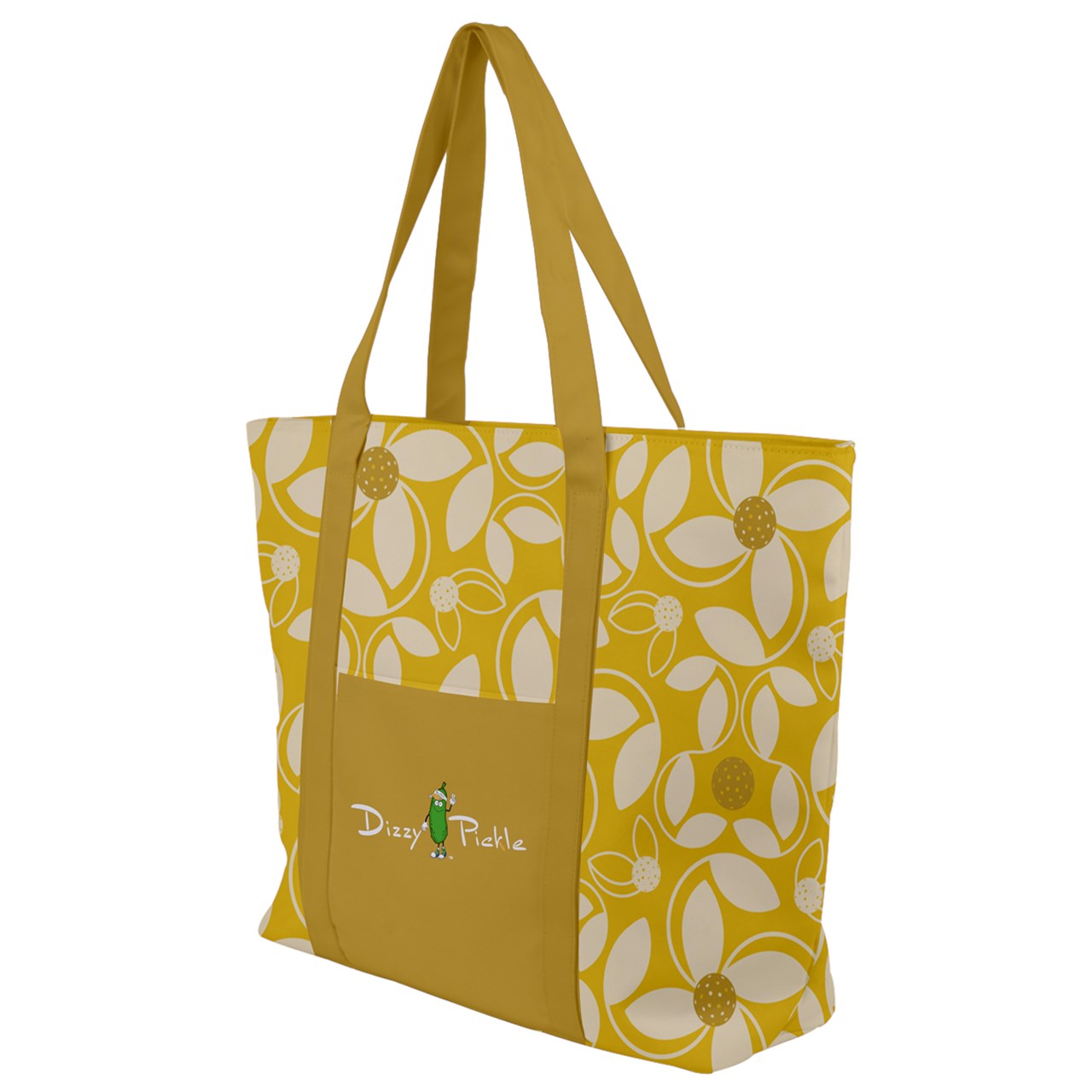 Dizzy Pickle Beth Gold Women's Pickleball Zip-Up Canvas Bag