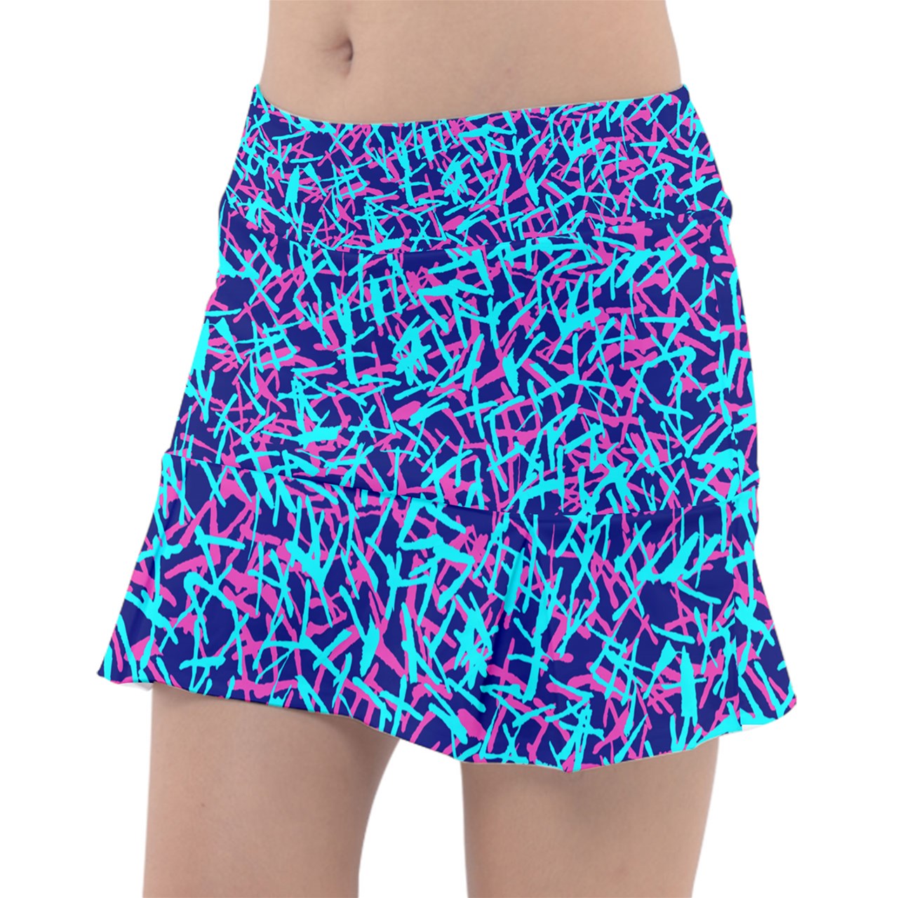 Dizzy Pickle Lesia Confetti BBP Women's Pickleball Classic Skort with Inner Shorts and Pockets