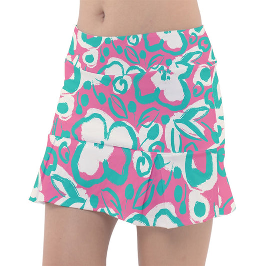 Dizzy Pickle Lesia PSC Blooms Women's Pickleball Classic Skort with Inner Shorts and Pockets