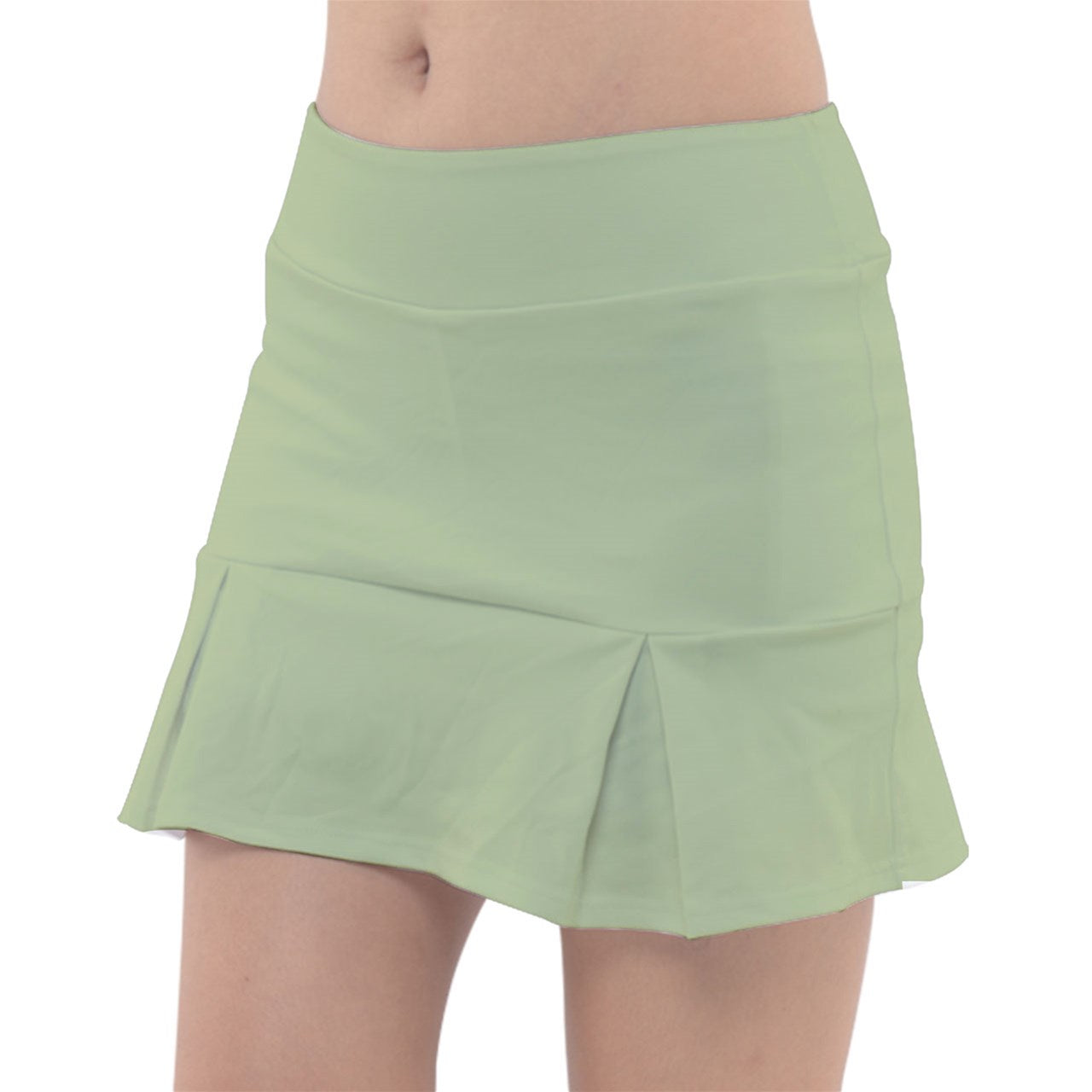 Dizzy Pickle Lesia Solid Sage Women's Pickleball Classic Skort with Inner Shorts and Pockets