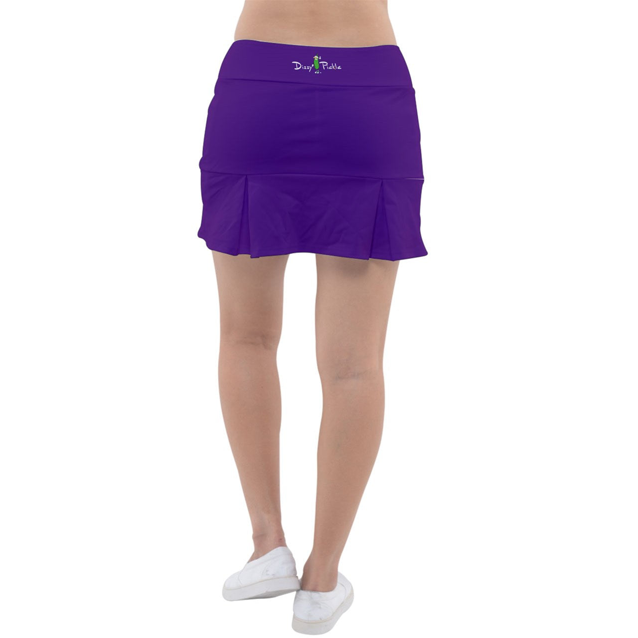 Dizzy Pickle Lesia Solid Purple Women's Pickleball Classic Skort with Inner Shorts and Pockets