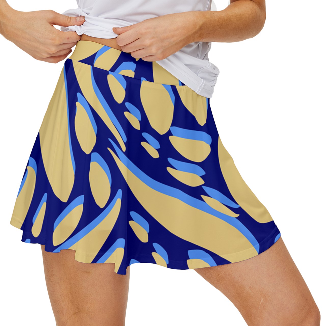 Dizzy Pickle Lesia Petals BYB Women's Pickleball 15" Court Skorts with Inner Shorts