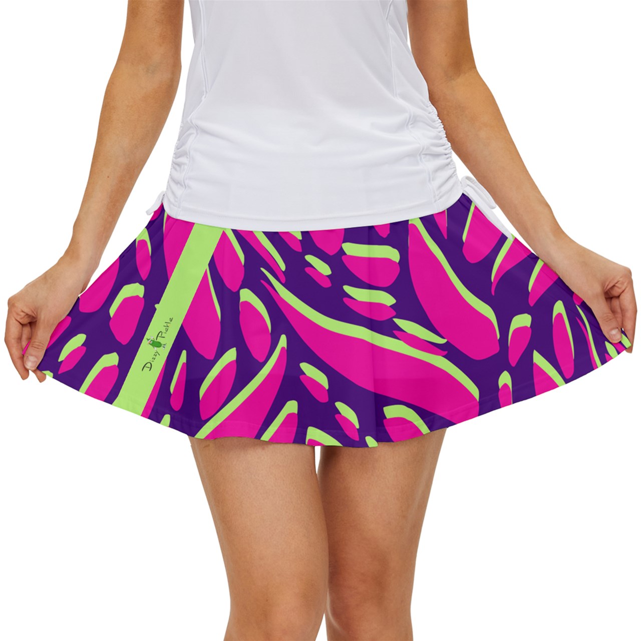 Dizzy Pickle Lesia PPG Petals Women's Pickleball 15" Court Skorts with Inner Shorts