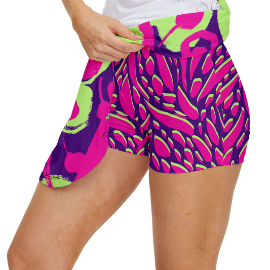 Dizzy Pickle Lesia Blooms PPG Women's Pickleball 15" Court Skorts with Inner Shorts