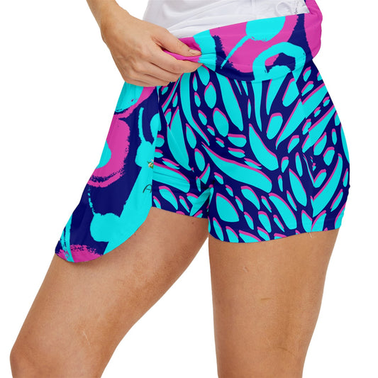 Dizzy Pickle Lesia Blooms BBP Women's Pickleball 15" Court Skorts with Inner Shorts