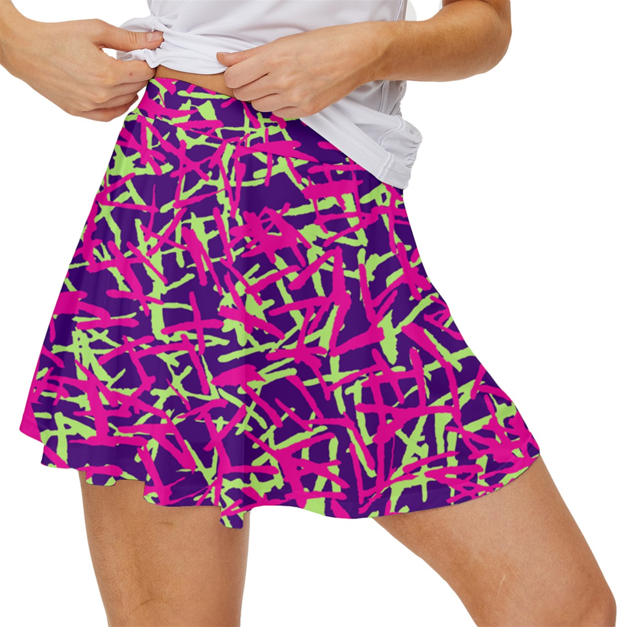 Dizzy Pickle Lesia PPG Confetti Women's Pickleball 15" Court Skorts with Inner Shorts