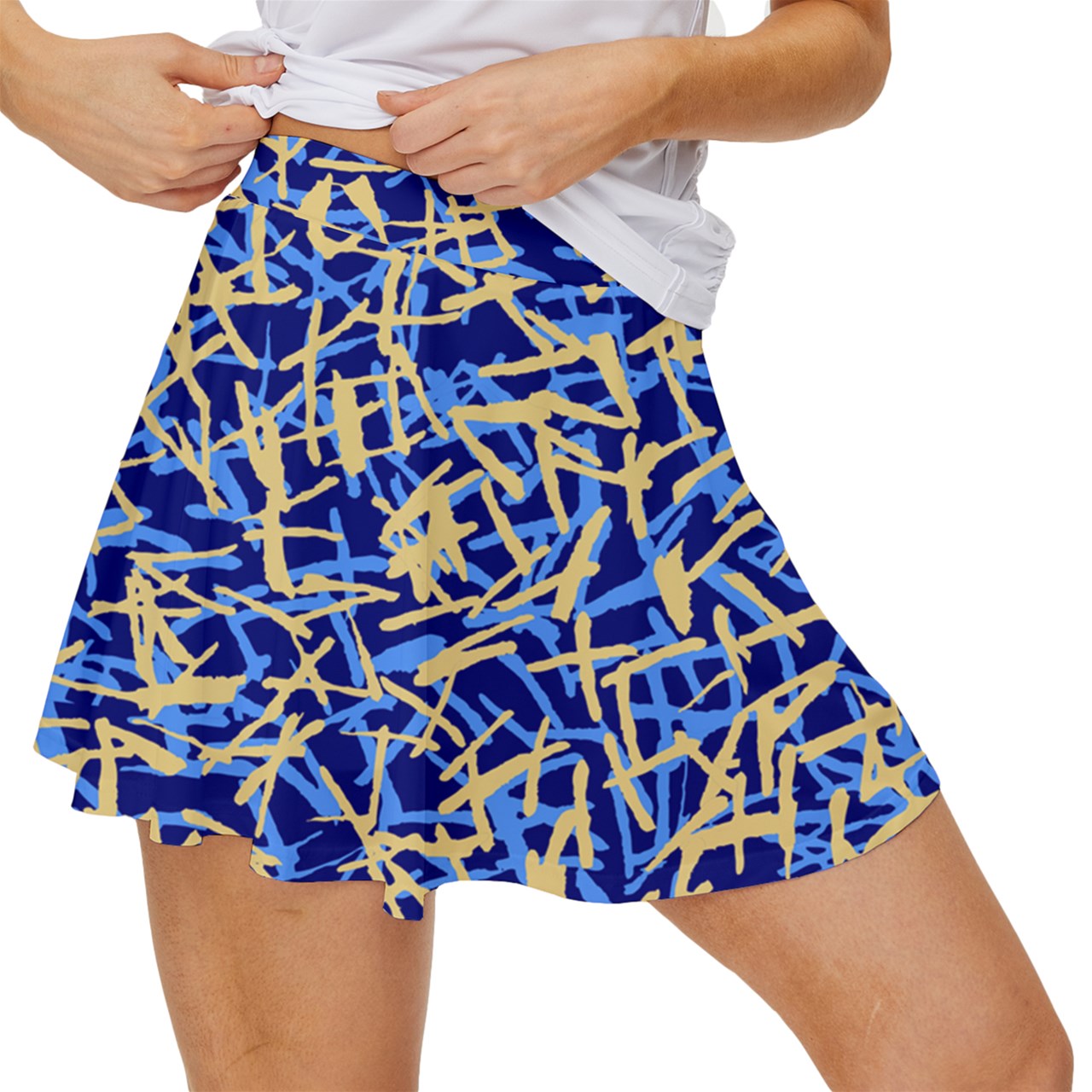 Dizzy Pickle Lesia BYB Confetti Women's Pickleball 15" Court Skorts with Inner Shorts