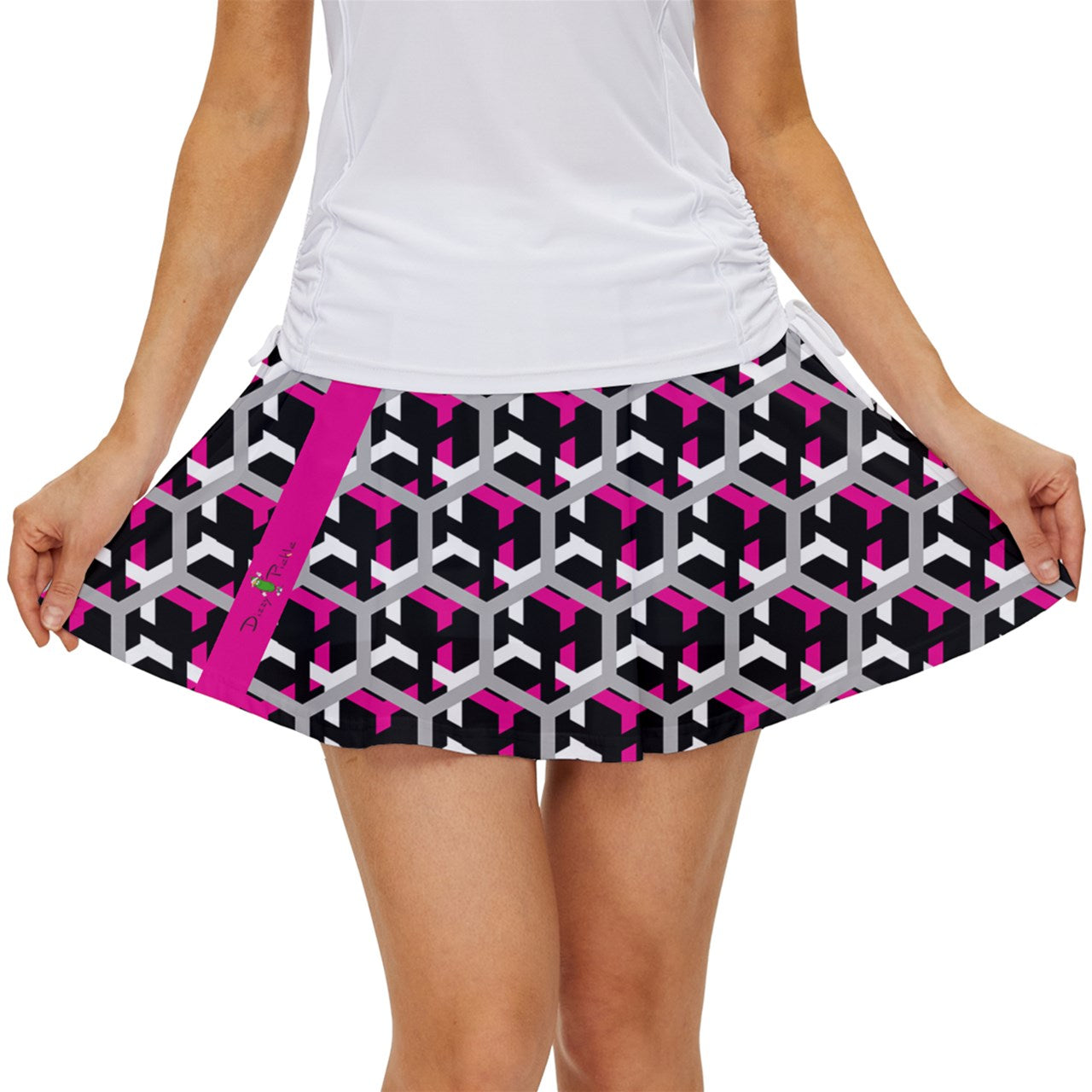 Dizzy Pickle Fearless Women's Pickleball 15" Court Skorts with Inner Shorts