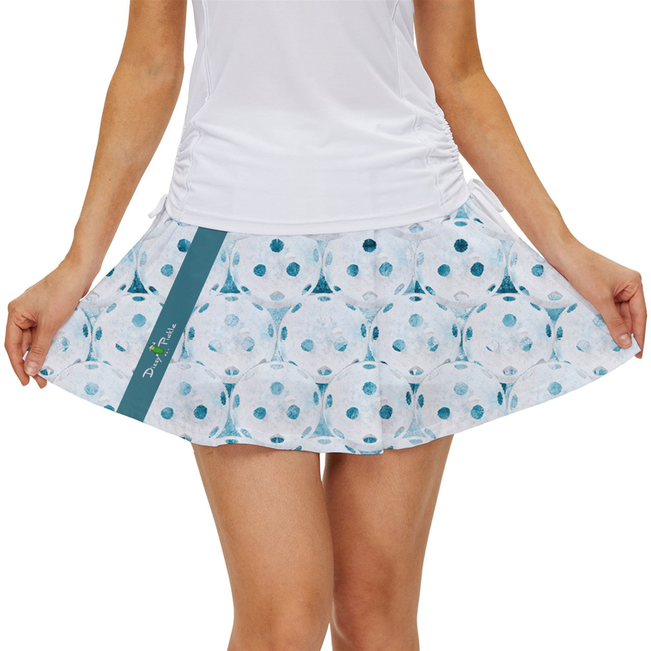 Dizzy Pickle Heidi Balls TW Women's Pickleball 15" Court Skorts with Inner Shorts