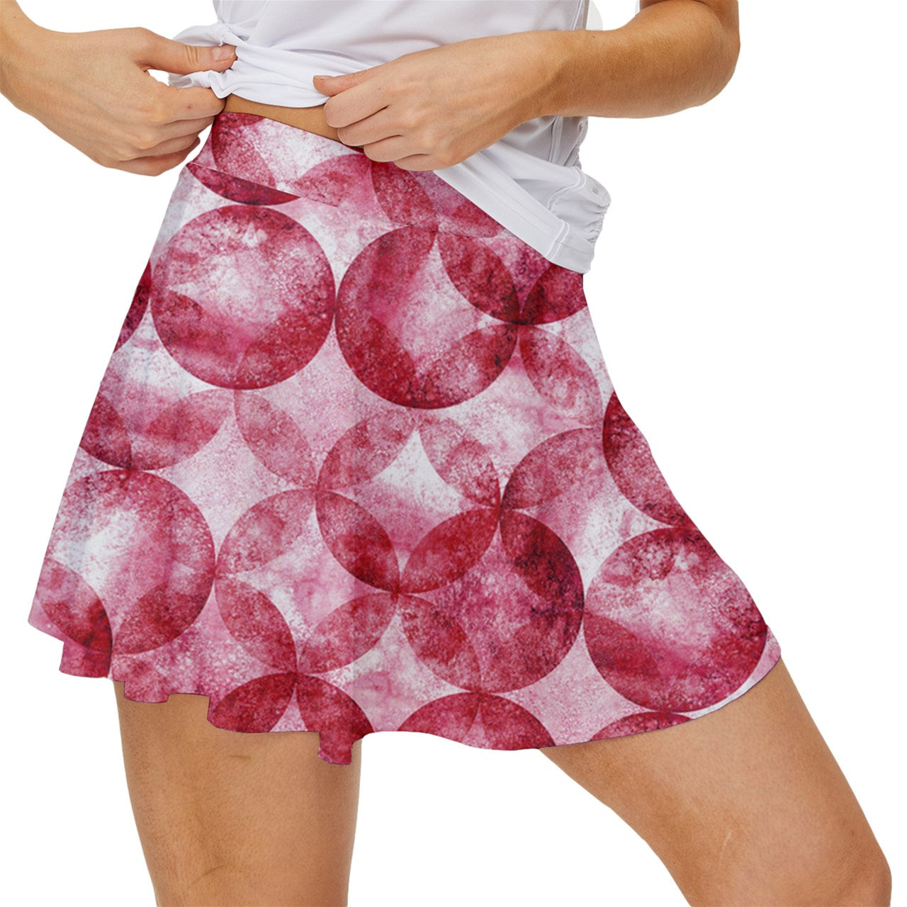 Dizzy Pickle Heidi Bubbles RW Women's Pickleball 15" Court Skorts with Inner Shorts