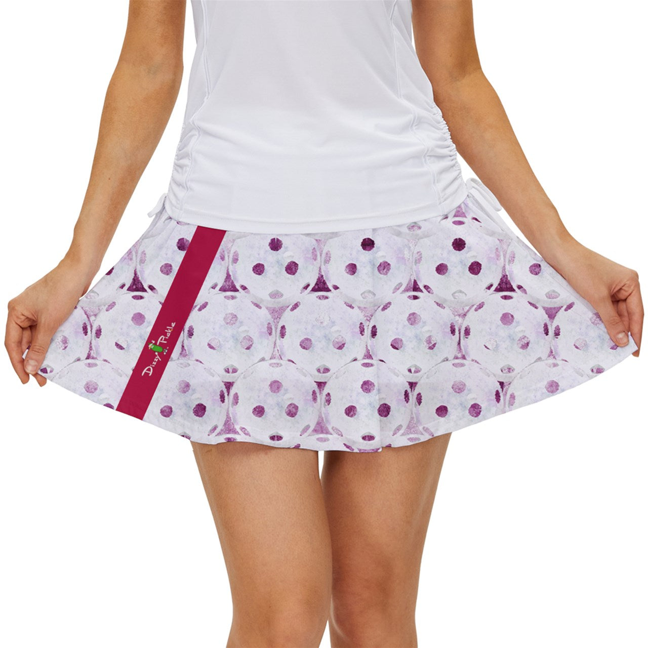 Dizzy Pickle Heidi Balls RW Women's Pickleball 15" Court Skorts with Inner Shorts