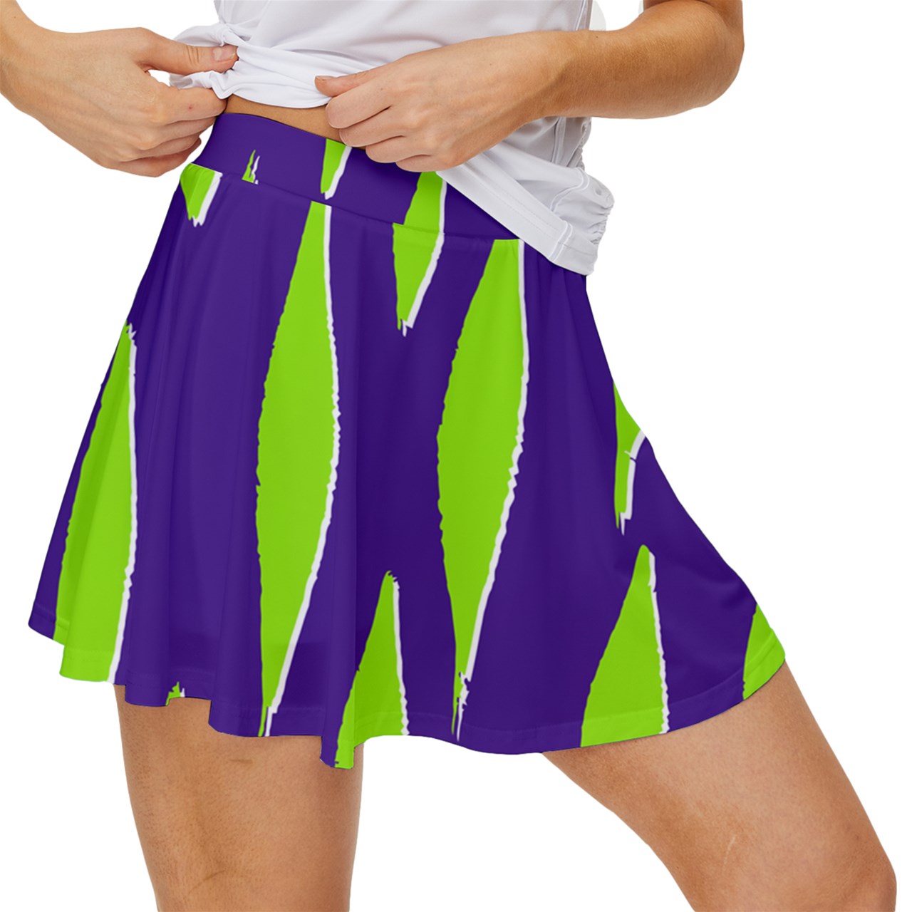 Dizzy Pickle Dinking Diva BG Drips Women's Pickleball 15" Court Skorts with Inner Shorts