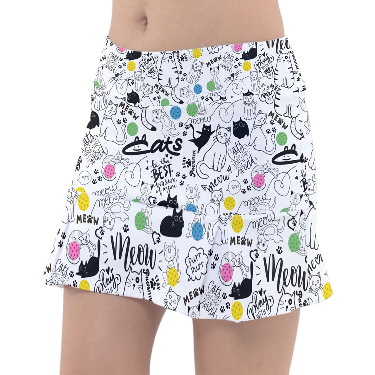 Dizzy Pickle Sassy Women's Classic Pickleball Skort with Inner Shorts with Pockets