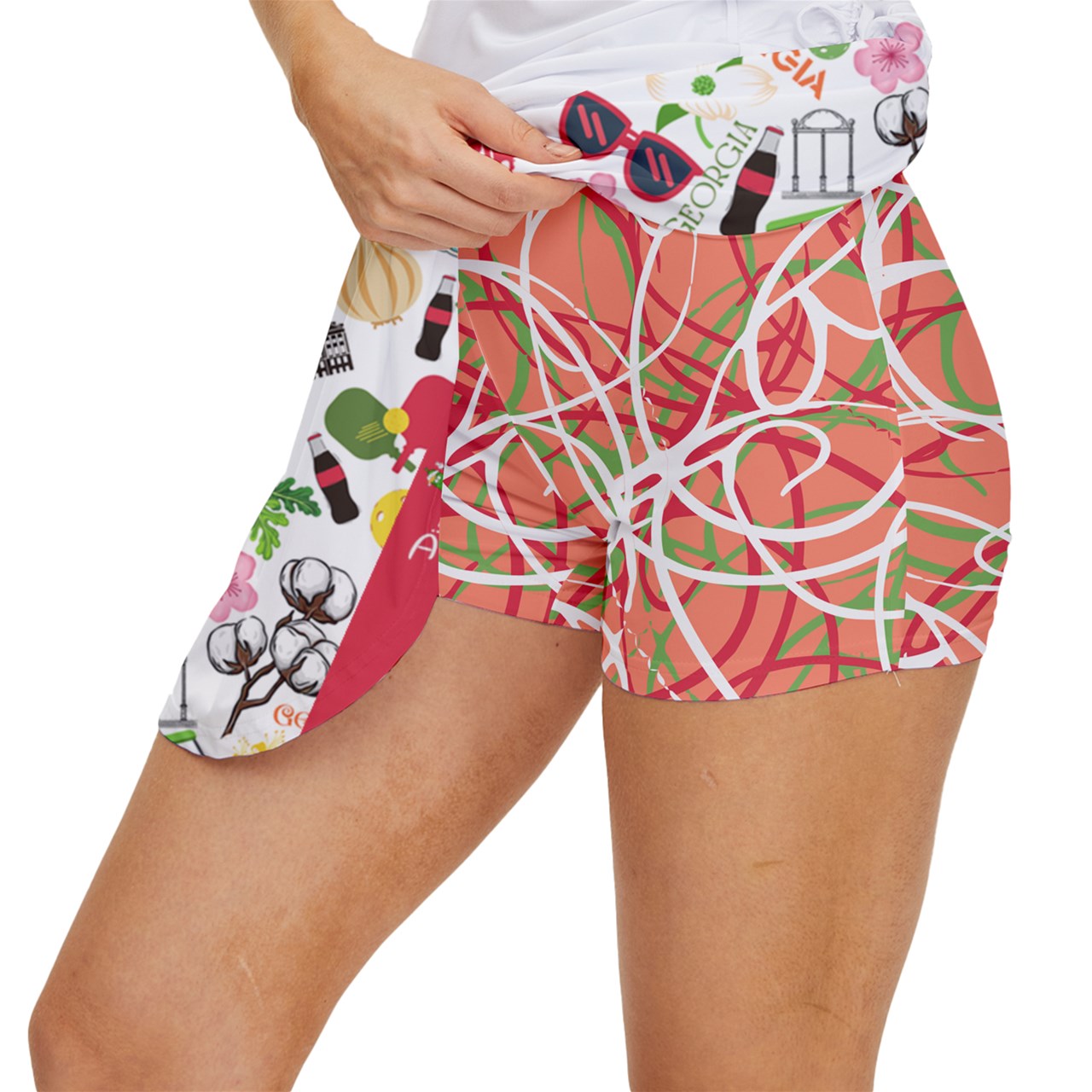 Dizzy Pickle Georgia Women's Pickleball 15"Court Skorts with Inner Shorts