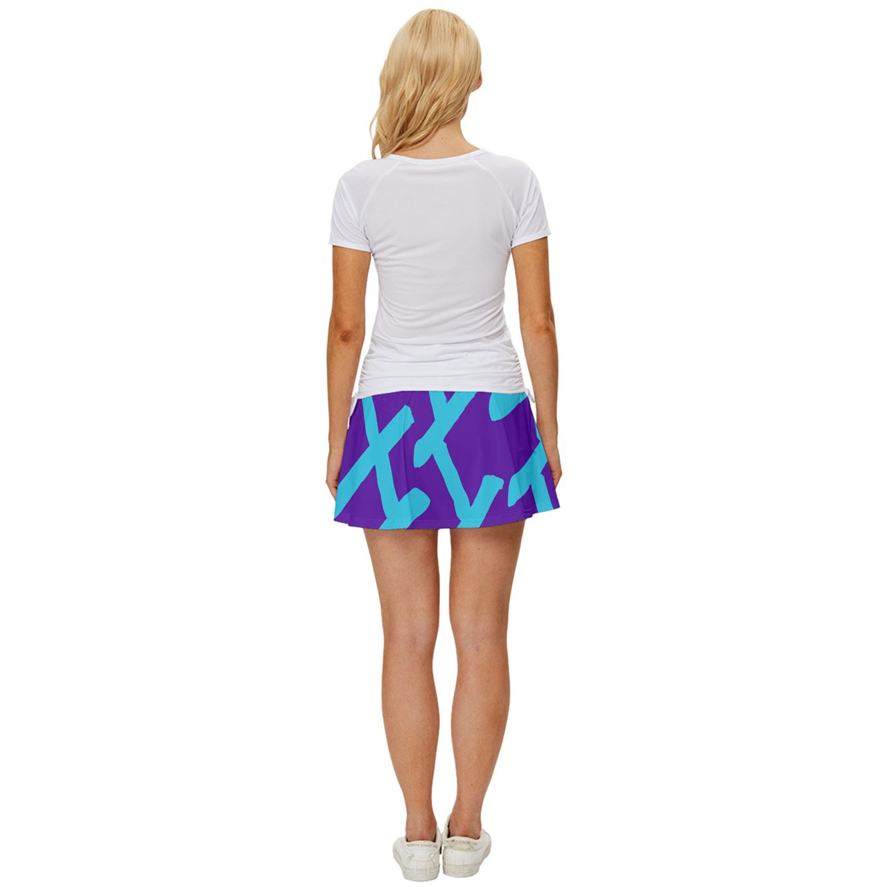 Dizzy Pickle Esther Weave Teal Women's Pickleball 15" Court Skorts with Inner Shorts