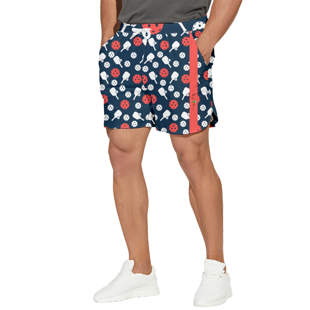 Dizzy Pickle MV Balls Men's Pickleball Stretchable Shorts  Men's Runner Shorts