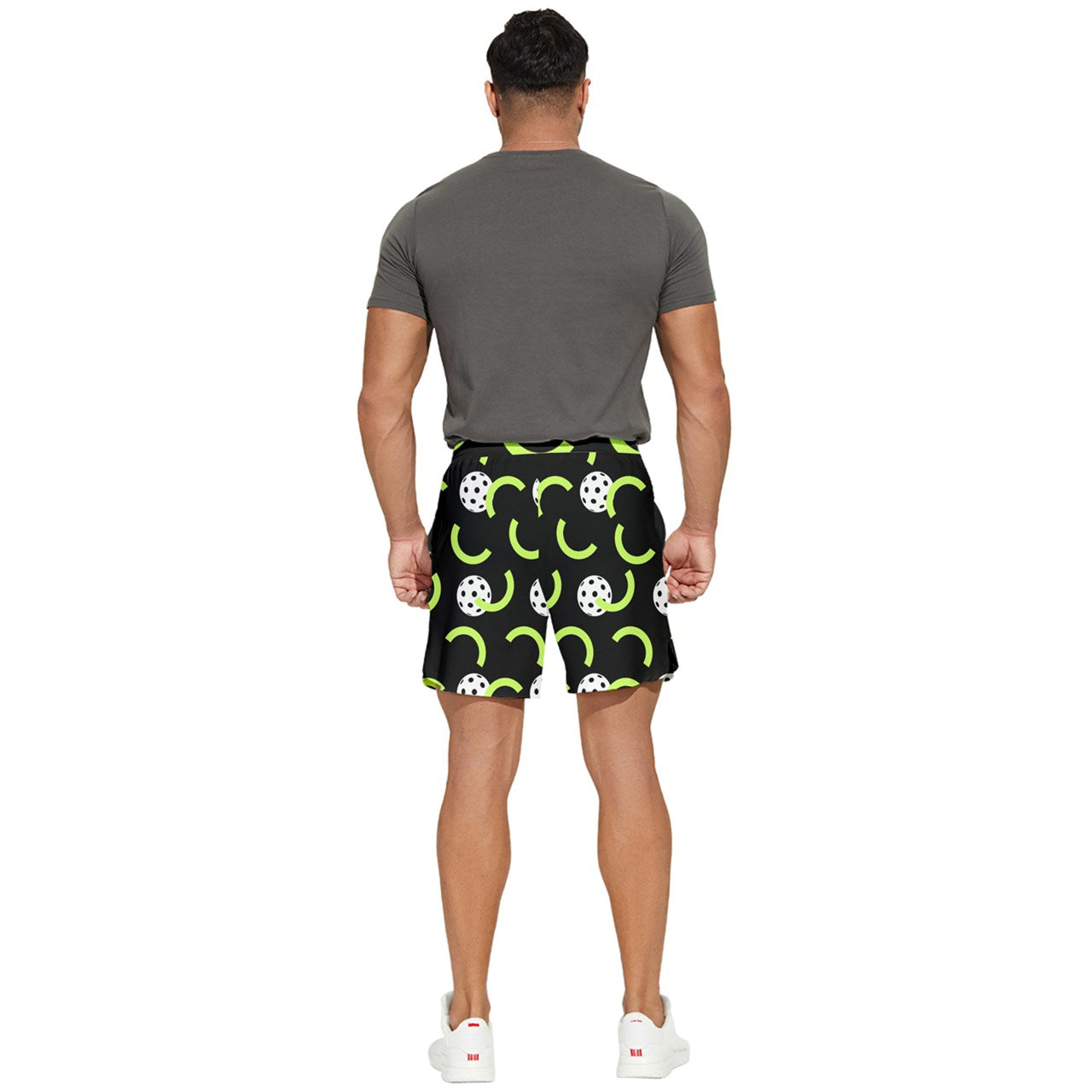 Dizzy Pickle Believe Black Men's Pickleball Stretchable Shorts