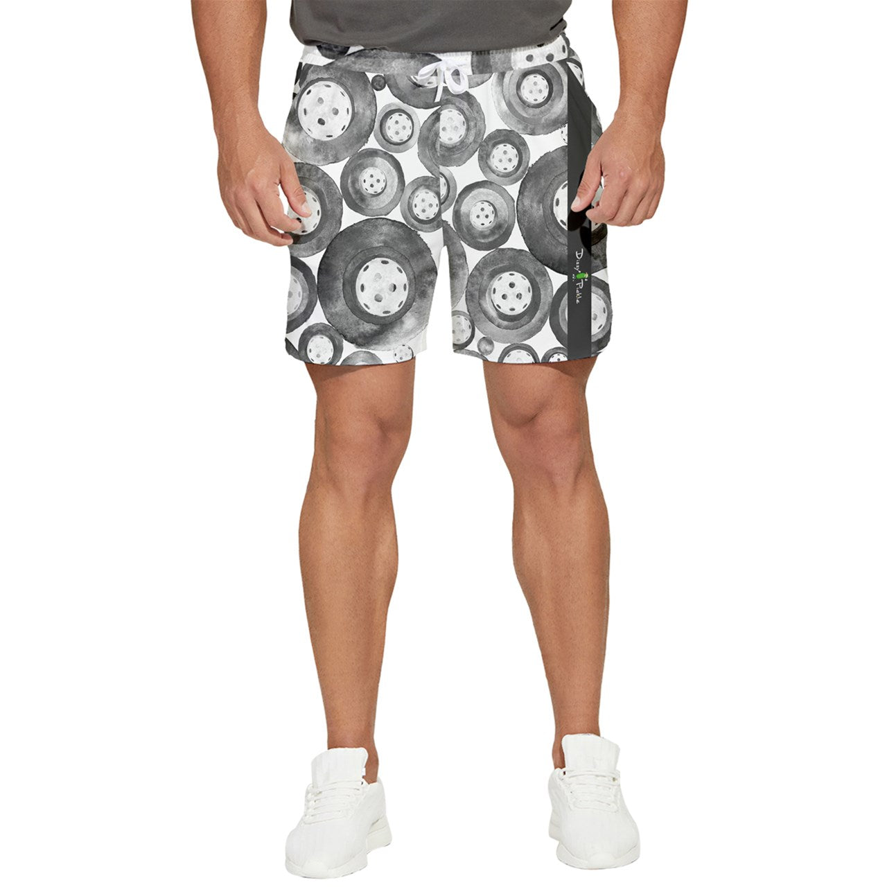 Dizzy Pickle MH Main BKW Men's Pickleball Stretchable Shorts