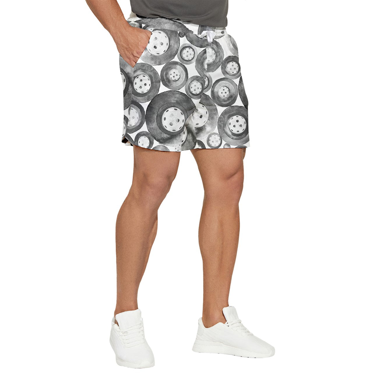 Dizzy Pickle MH Main BKW Men's Pickleball Stretchable Shorts