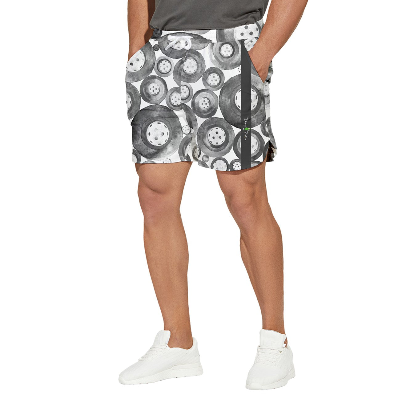 Dizzy Pickle MH Main BKW Men's Pickleball Stretchable Shorts