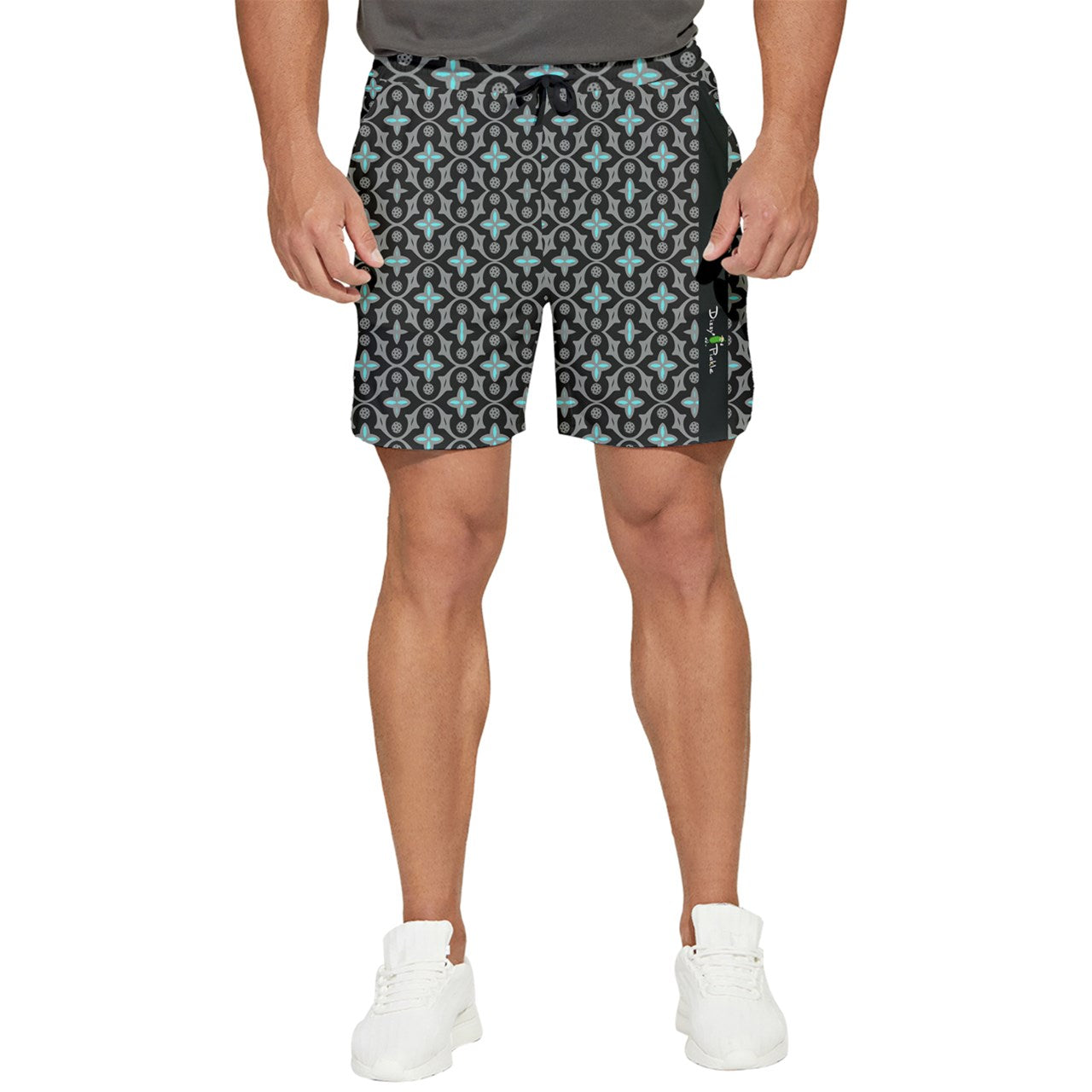 Dizzy Pickle MS Black Men's Pickleball Stretchable Shorts