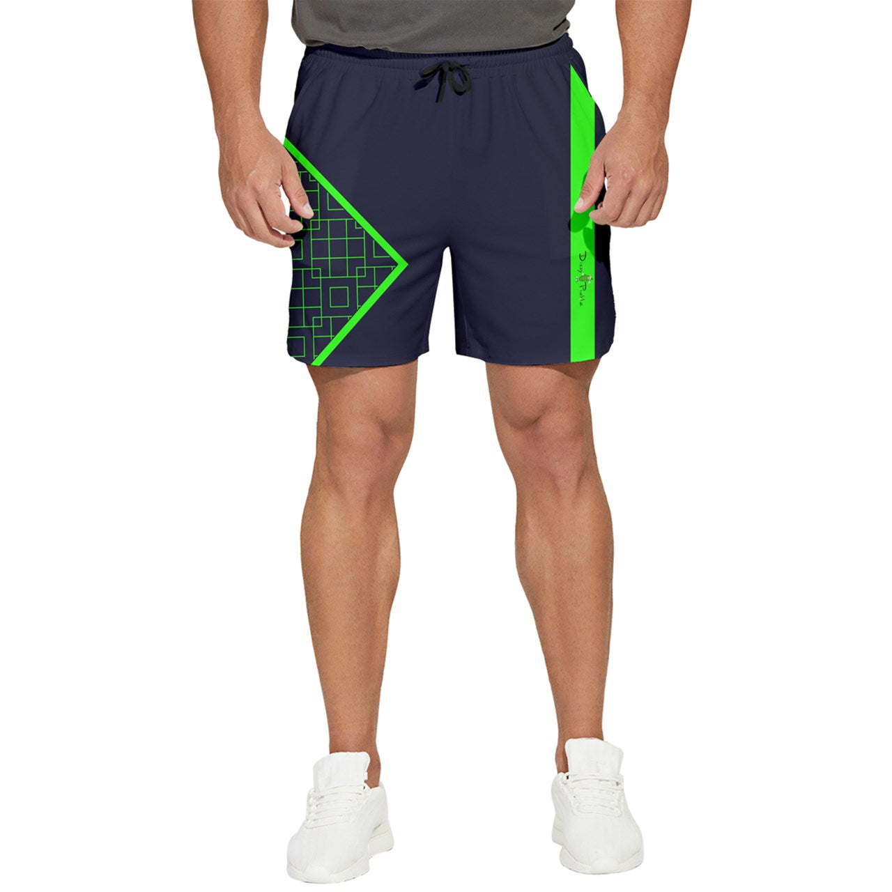 Dizzy Pickle ML Matrix NBG Men's Pickleball Stretchable Shorts