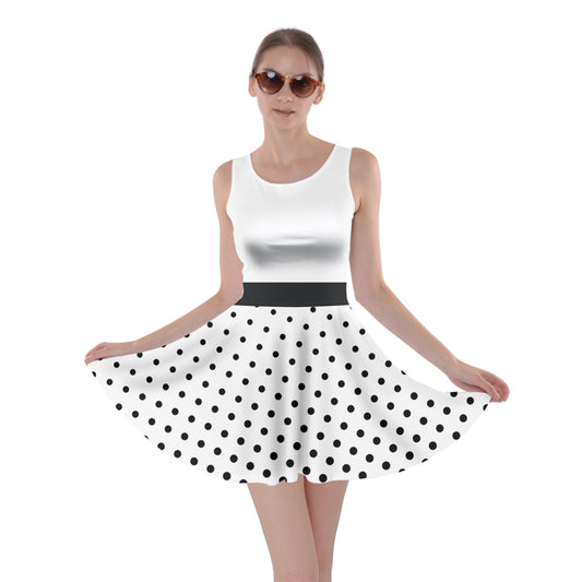 Dizzy Pickle Kim Polka Dots BK Women's Pickleball Tank Dress