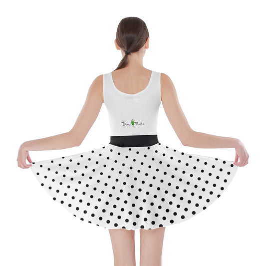 Dizzy Pickle Kim Polka Dots BK Women's Pickleball Tank Dress