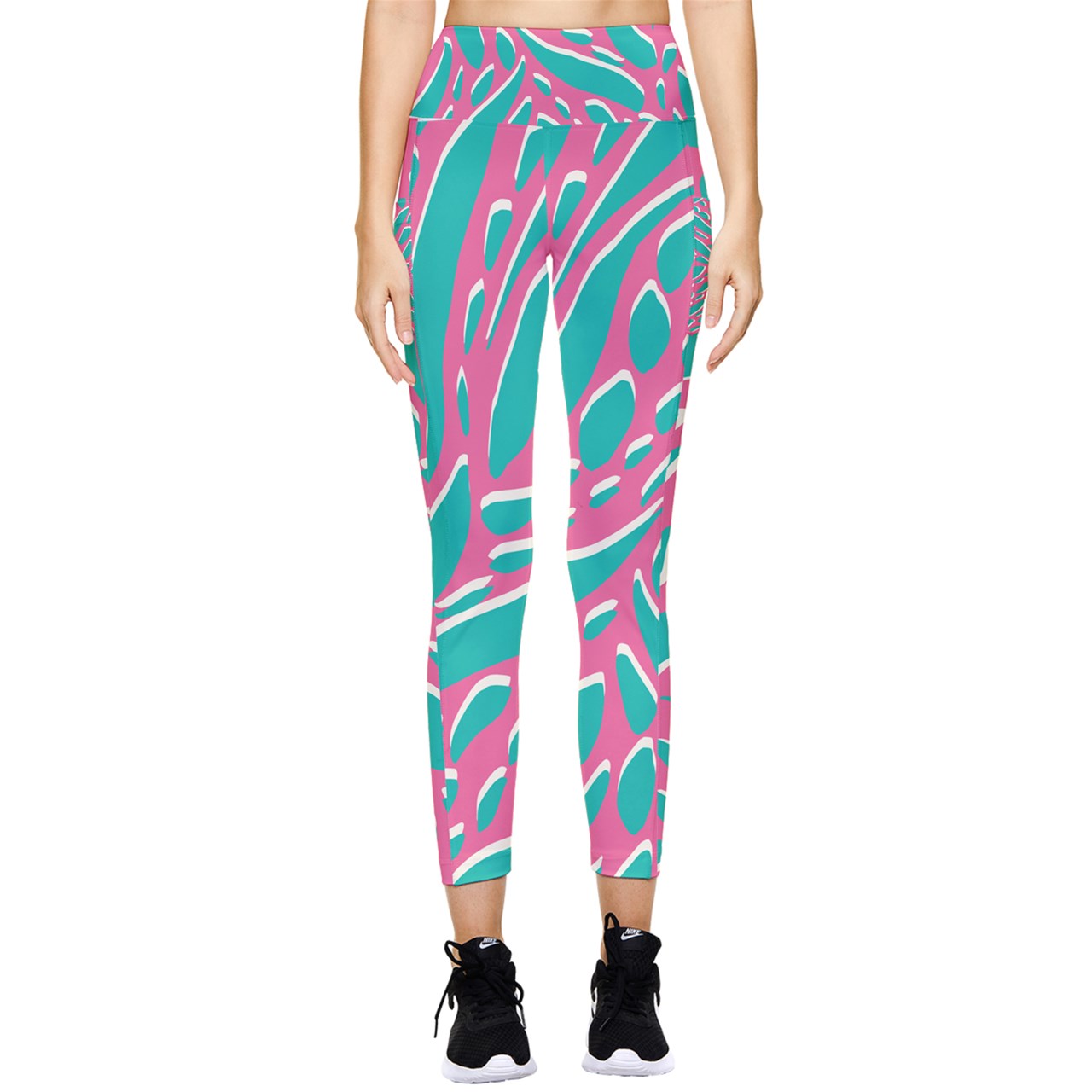 Dizzy Pickle Lesia Petals PSC Women's Pickleball Leggings with Pockets