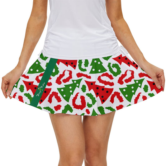 Dizzy Pickle Christmas Spectacular Women's Pickleball 15" Court Skorts with Inner Shorts