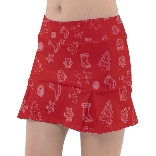 Dizzy Pickle Christmas Cookies RW Women's Pickleball Classic 15" Pickleball Skort with Inner Shorts