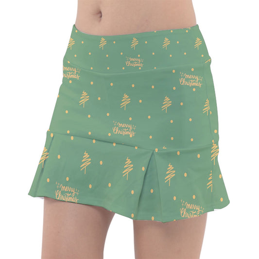 Dizzy Pickle Christmas Merry Christmas GG Women's Pickleball Classic 15" Pickleball Skort with Inner Shorts