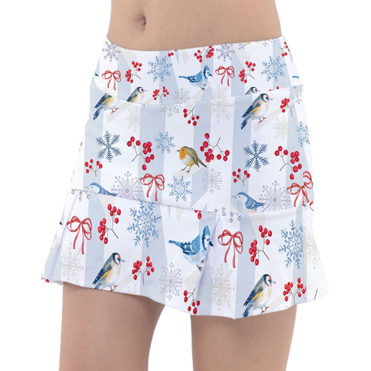 Dizzy Pickle Christmas First Snow Women's Pickleball Classic 15" Pickleball Skort with Inner Shorts