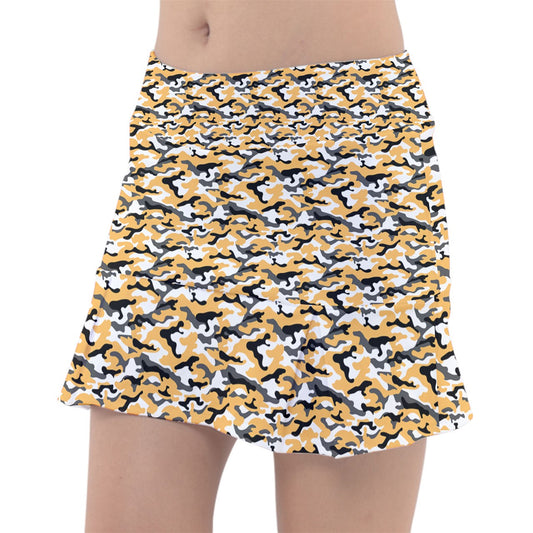 Dizzy Pickle Jan Gold Women's Pickleball Classic 15" Pickleball Skort with Inner Shorts