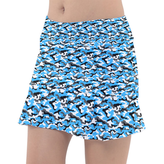 Dizzy Pickle Jan Blue Women's Pickleball Classic 15" Pickleball Skort with Inner Shorts