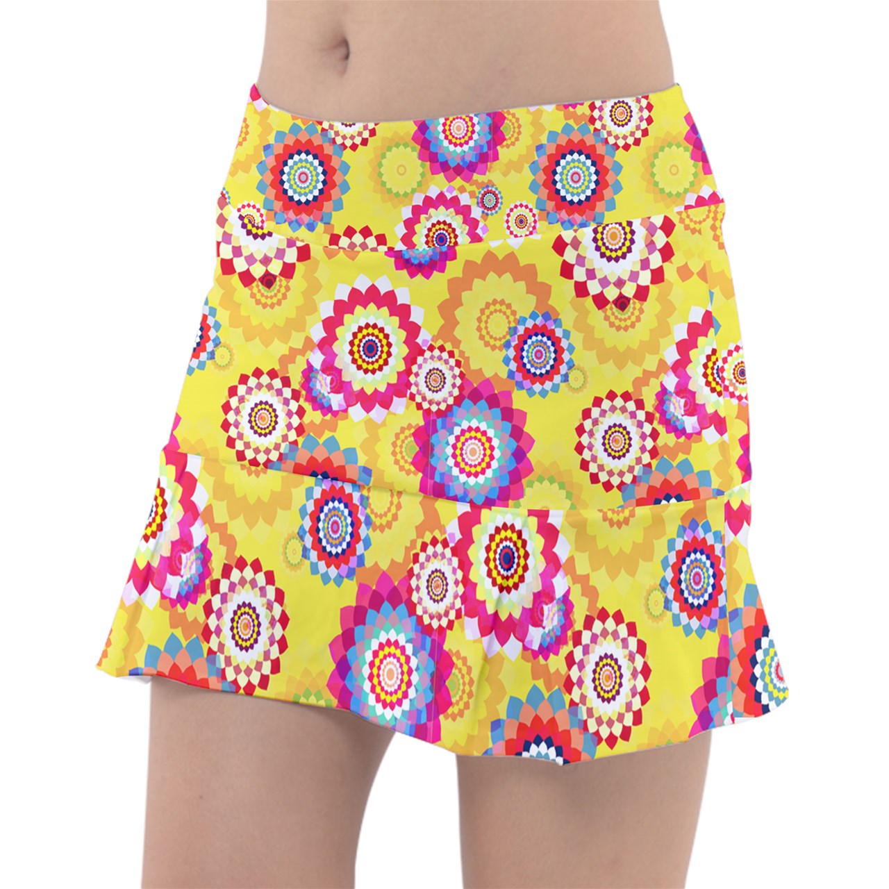 Dizzy Pickle Hannah Blooms Women's Pickleball Classic 15" Pickleball Skort with Inner Shorts